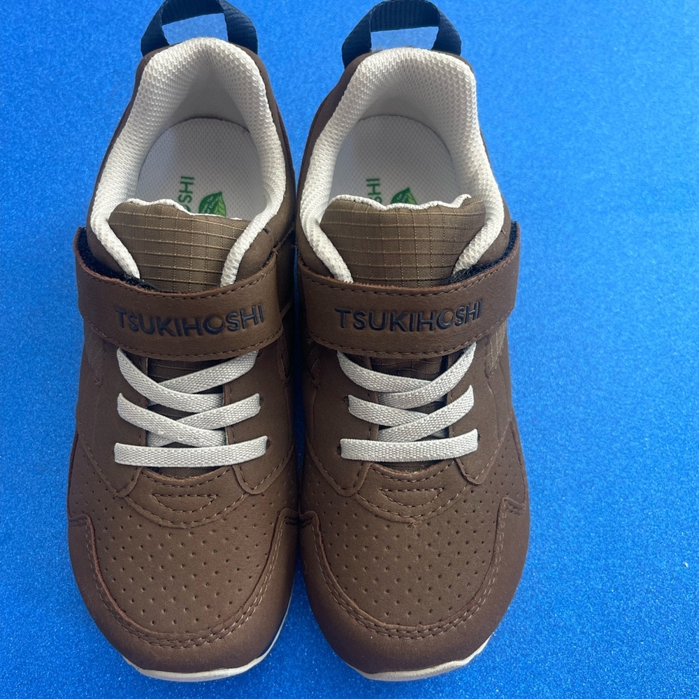 Tsukihoshi Boys Brown Sneakers Sz 12
